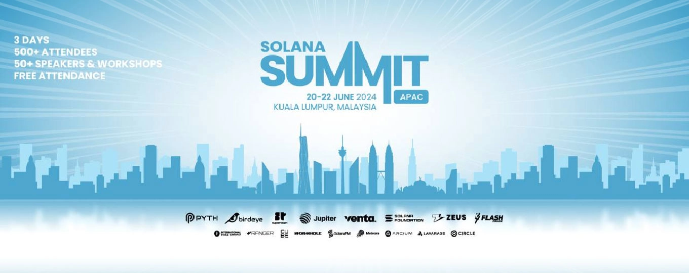 Hội nghị Solana Summit sẽ diễn ra trong tuần này tại Kuala Lumpur, Malaysia