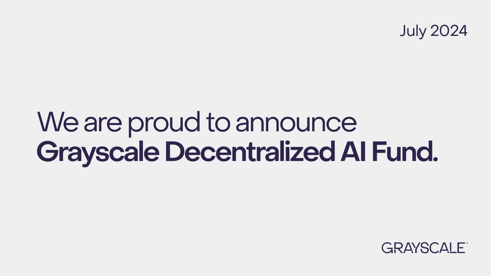 Grayscale ra mắt quỹ AI, các altcoin trong danh mục đầu tư "dựng cột"
