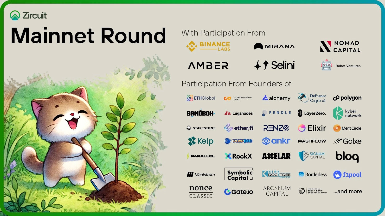 Zircuit hoàn tất vòng gọi vốn Mainnet với sự tham gia của Binance Labs và Pantera Capital