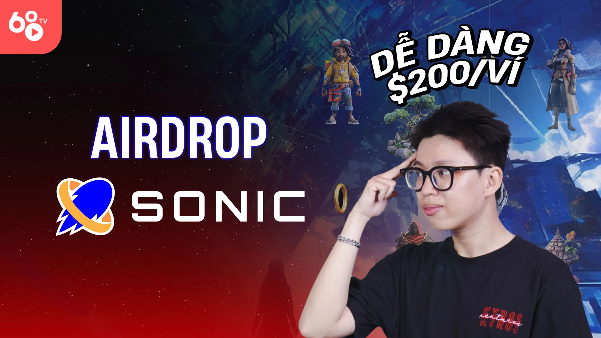 Tham gia săn airdrop dự án Sonic Layer 2 Solana tiềm năng nhận $200/ví