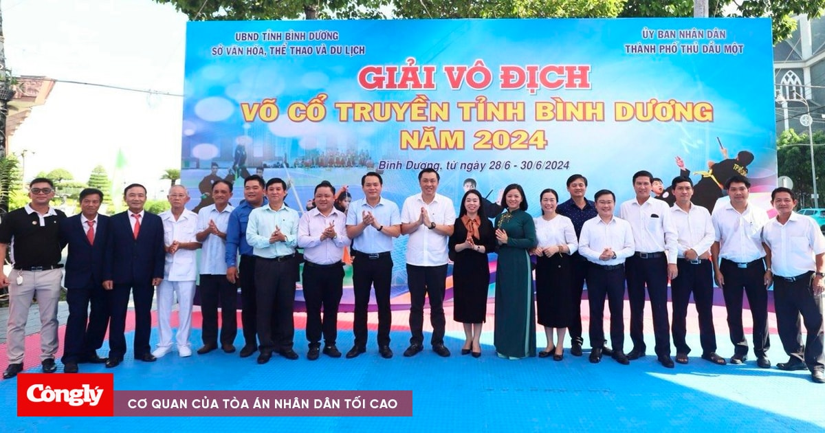 Bình Dương Khai mạc giải Vô địch Võ Cổ truyền năm 2024