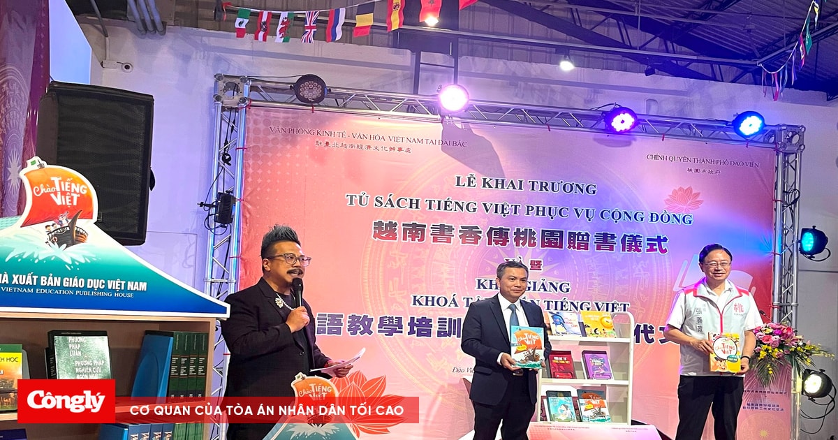 Khai trương Tủ sách tiếng Việt phục vụ cộng đồng Việt Nam tại Đài Loan (Trung Quốc)
