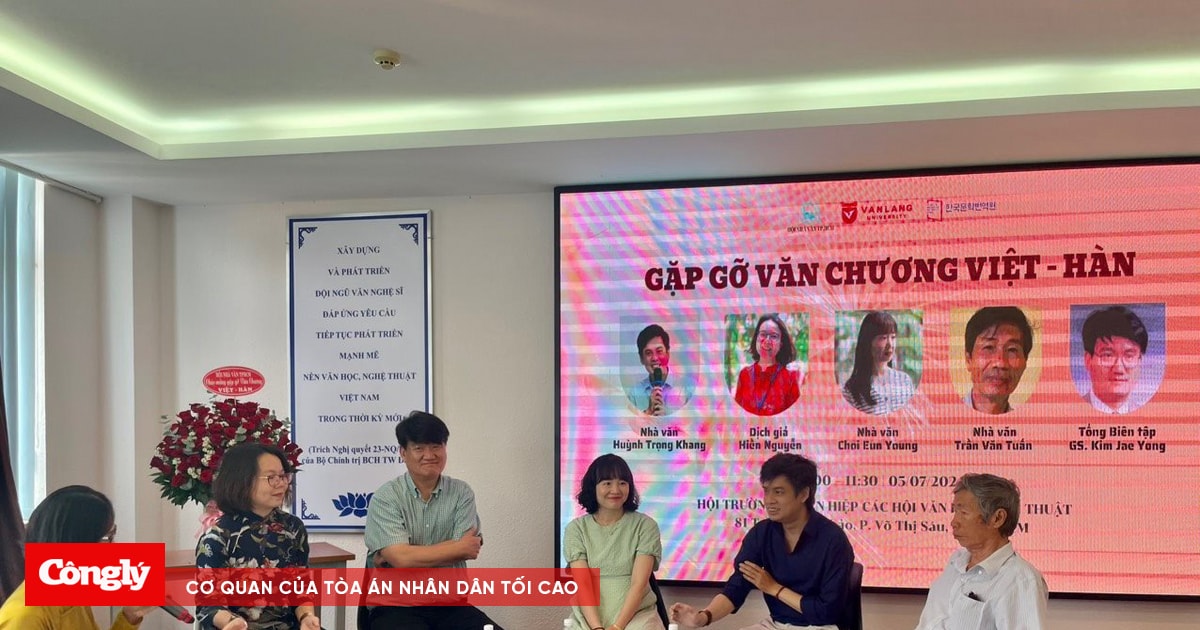 Giao lưu văn chương Việt - Hàn 2024