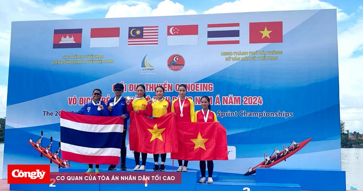Tay chèo người Nghệ tiếp tục giành 4 huy chương vàng và 1 huy chương bạc tại Giải đua thuyền rowing, canoeing Đông Nam Á