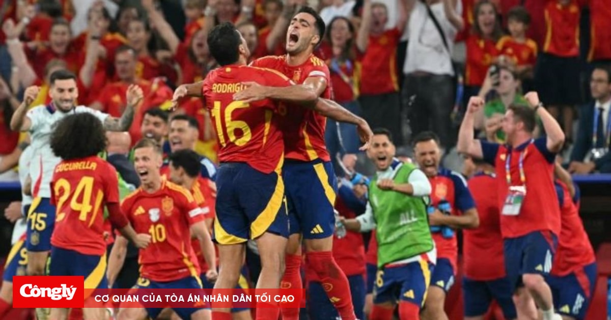 Màn ngược dòng ngoạn mục đưa Tây Ban Nha vào Chung kết Euro 2024