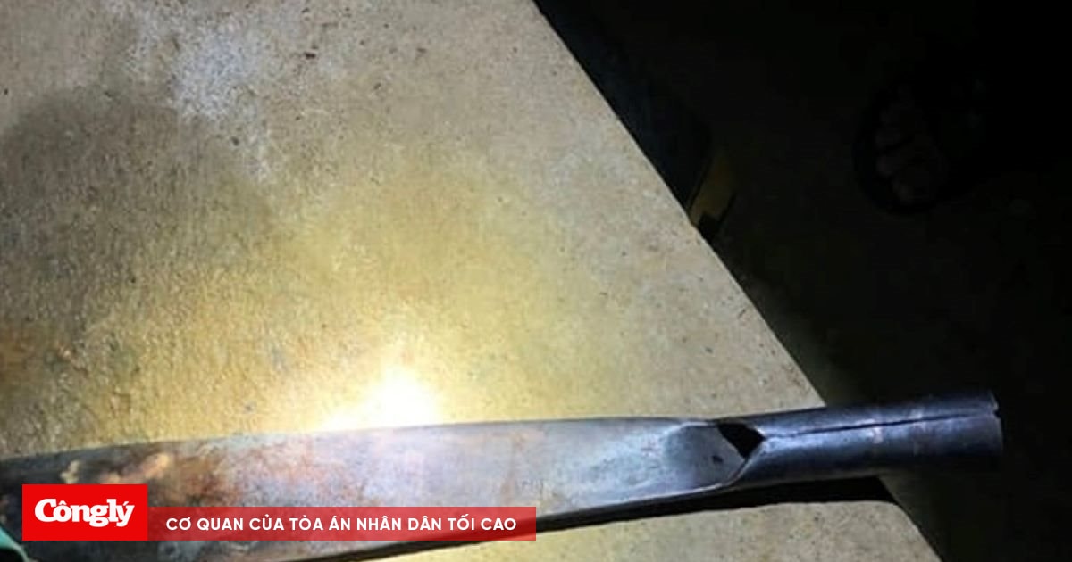 Vác dao sang chém hàng xóm vì bị chửi đổng