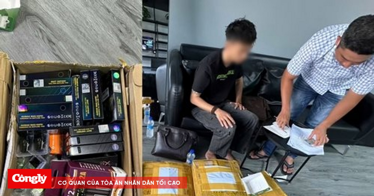 Thu giữ hàng trăm sản phẩm thuốc lá điện tử