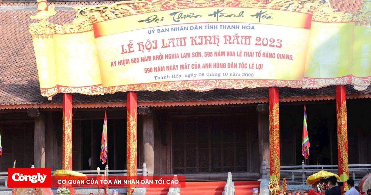 Dừng tổ chức một số nội dung tại Lễ hội Lam Kinh năm 2024
