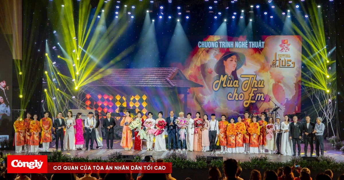 Khép lại Festival mùa thu Huế 2024 với “Mùa thu cho em”