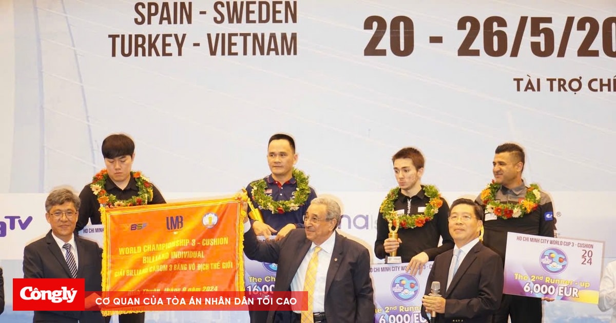 Khai mạc “Giải billiard carom 3 băng vô địch cá nhân thế giới lần thứ 76”